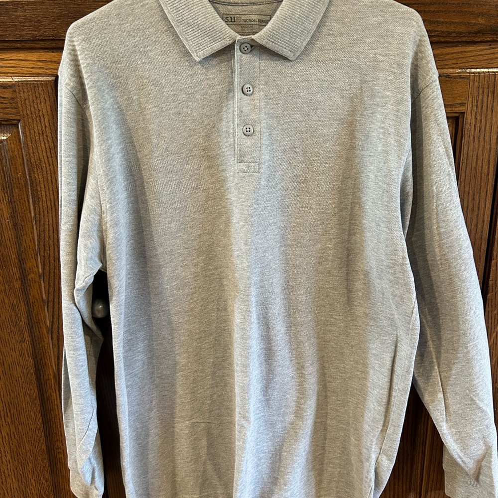 5.11 Tactical Men's Gray Polo Shirt